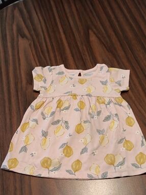 Garanimals Pink Lemon Print Casual Dress